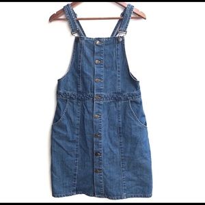 Blendshe Denim Overall Dress Size Medium